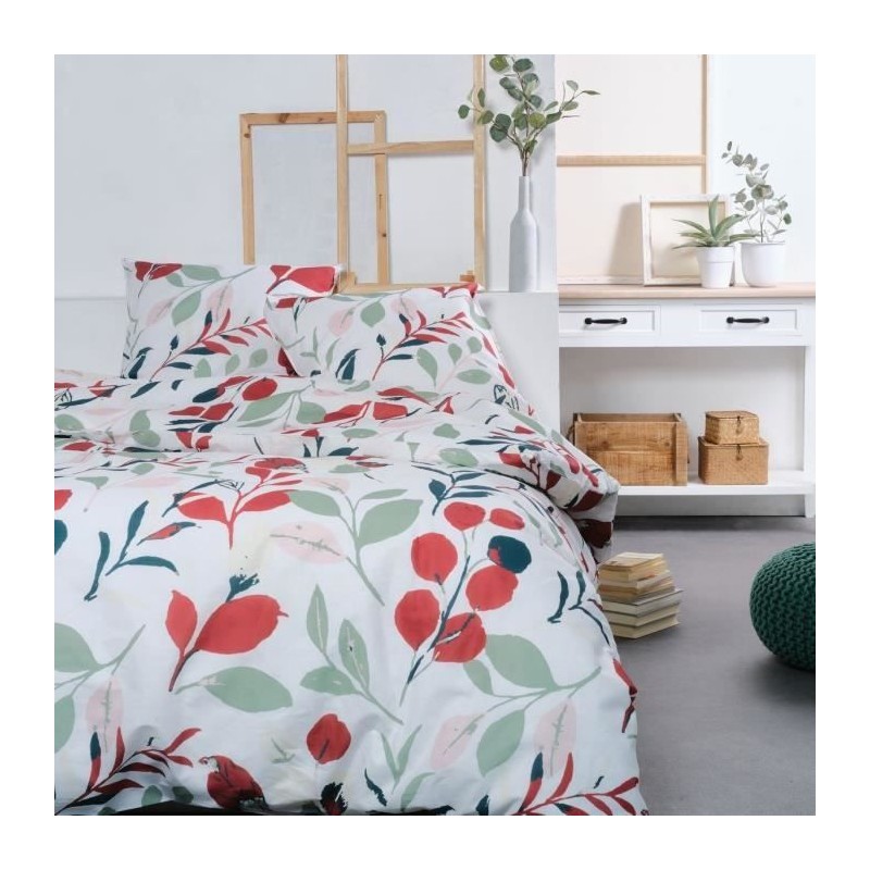 Parure de lit 2 personnes - TODAY - Sunshine 13.8 - 220 x 240 cm - 100% Coton...