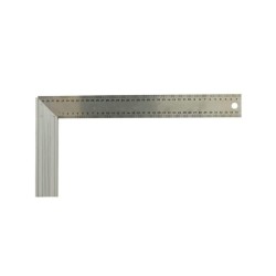 Equerre de menuisier - STANLEY - 1-45-687 - Lame inox - Graduation millimétri...