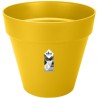 ELHO Pot de fleurs Rond LOFT URBAN - Plastique - Percé - Réservoir - Avec rou...