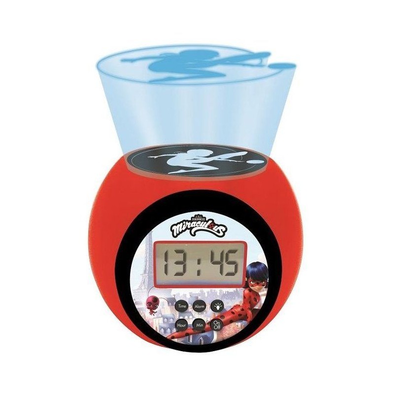 Réveil projecteur Miraculous avec minuteur