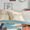 Parure de lit - TODAY - JAVA - 2 personnes - 240x220 cm - Coton - Imprimé New...