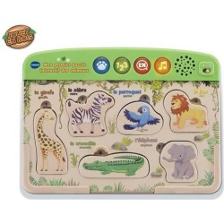 Jouet en bois interactif - VTECH - Mon Premier Puzzle des Animaux -