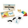 Jeu de tangram en bois - JEUJURA - 8144 - Coffret en bois - 7 pieces - 30 mod...