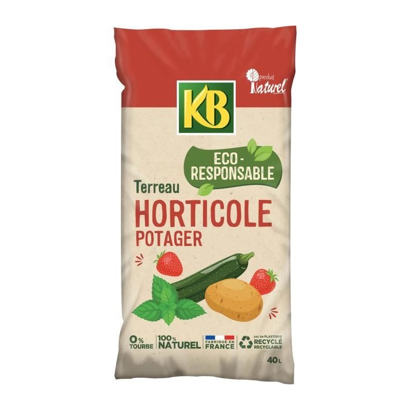 Terreau horticole potager UAB 40L - KB