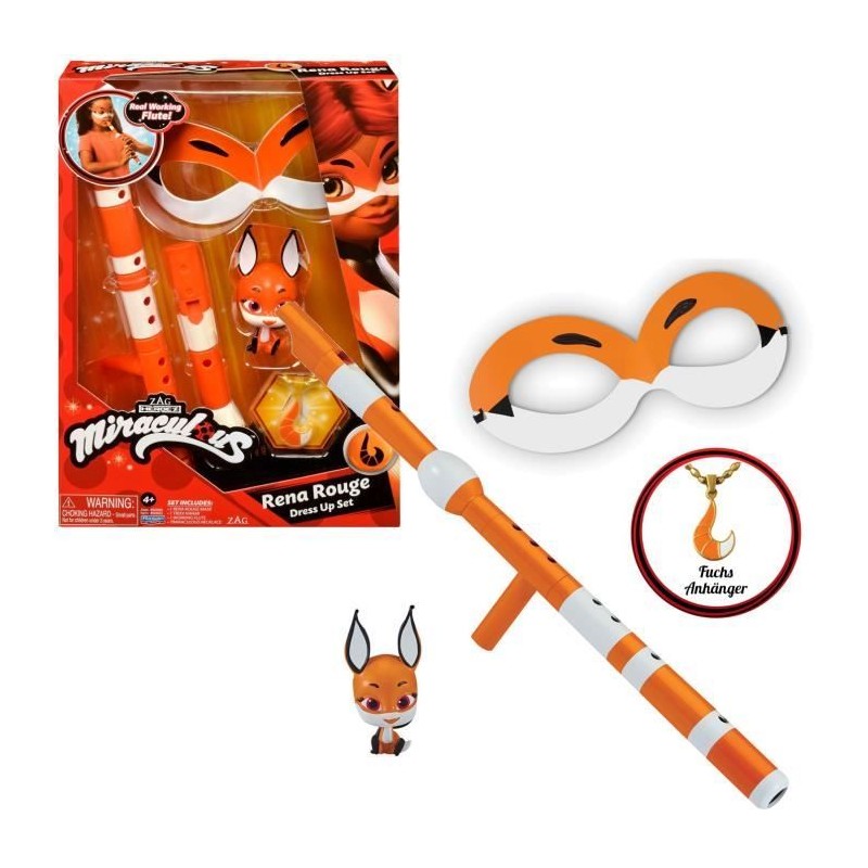 BANDAI - Miraculous Set de transformation - Rena Rouge