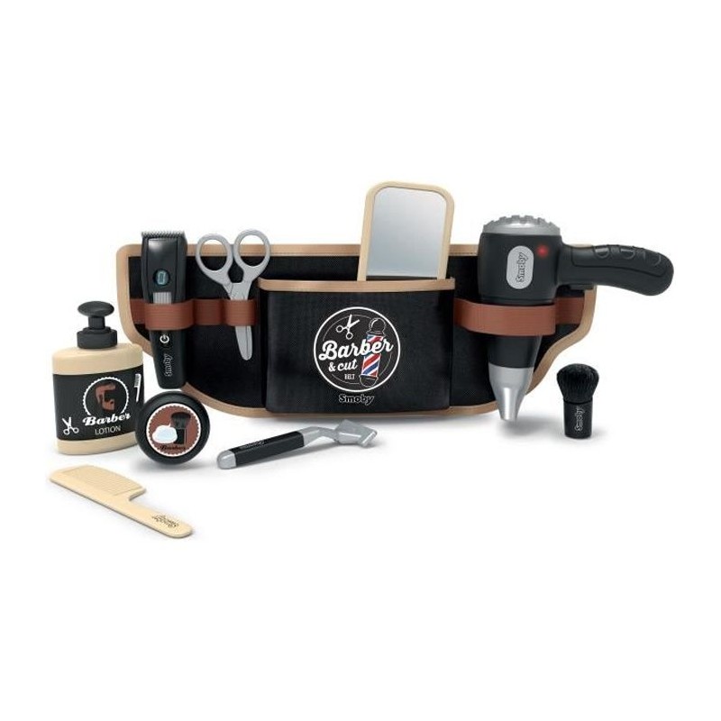 Smoby Barber & cut - Ceinture de barbier coiffeur, réglable - des 3 ans