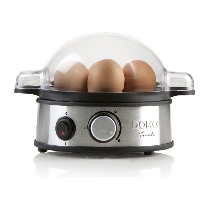 Cuiseur a oeufs DOMO - 400W DO9142EK - Indicateurs - Acier inoxydable - Jusqu...