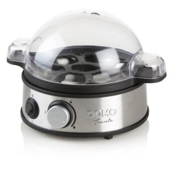 Cuiseur a oeufs DOMO - 400W DO9142EK - Indicateurs - Acier inoxydable - Jusqu...