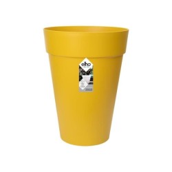 ELHO Pot de fleurs Loft Urban rond Haut - Ø 34 x H 45 cm - Extérieur - 100% r...