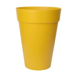 ELHO Pot de fleurs Loft Urban rond Haut - Ø 34 x H 45 cm - Extérieur - 100% r...