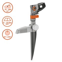 GARDENA Arroseur-canon sur pic Comfort – Portée réglable 12.5m max – Superfic...