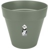 ELHO Pot de fleurs Rond LOFT URBAN - Plastique - Percé - Réservoir - Avec rou...