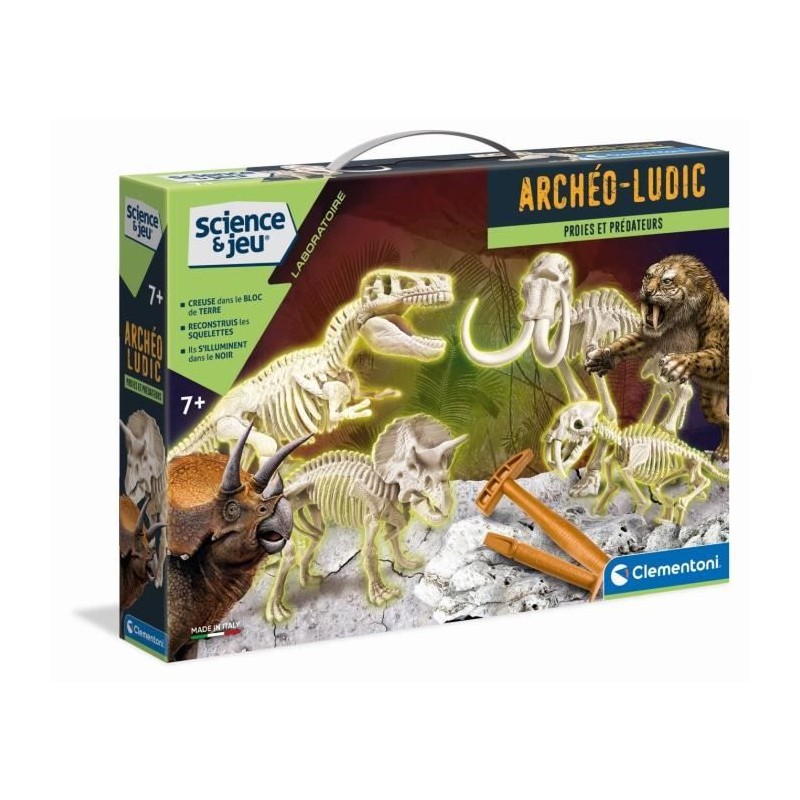 Clementoni - Science & Jeu - Archéo Ludic - Proies et Prédateurs