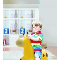 Girafe sauteuse gonflable - Lexibook - 45 cm H - Pompe manuelle incluse - Dés...