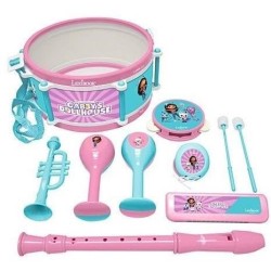 Lexibook - Set Musical Gabby et la Maison Magique - 7 instruments - Rangement...