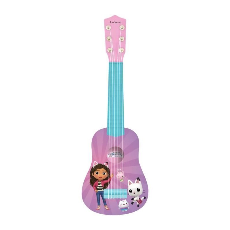 Lexibook - Ma Premiere Guitare Gabby et la maison magique - 53cm - Guide d'ap...