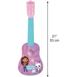 Lexibook - Ma Premiere Guitare Gabby et la maison magique - 53cm - Guide d'ap...