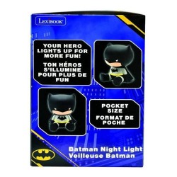 Veilleuse 3D Batman - LEXIBOOK - Lumiere LED - Anti chocs - Enfant - 3 ans et...
