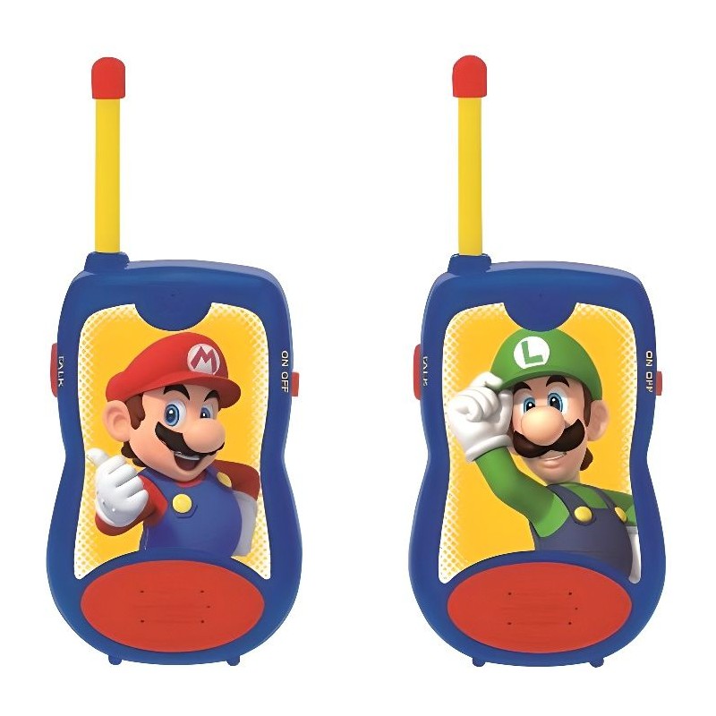 Talkies-Walkies Super Mario portée 120m - LEXIBOOK