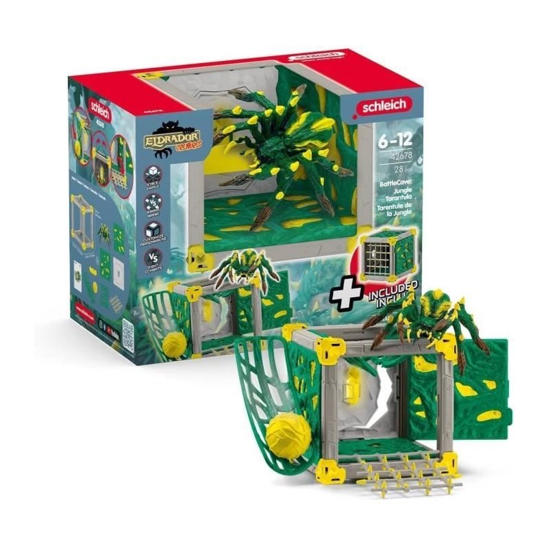 BattleCave Tarentule de la Jungle, Extension de l'arene, SCHLEICH