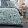 Parure de lit - TODAY - Sunshine - Bleu - 2 personnes - 220x240 cm - Coton na...