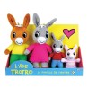 Coffret Peluche Trotro et Famille +/- 15 cm - JEMINI - Trotro, sa maman, son ...