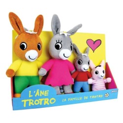 Coffret Peluche Trotro et Famille +/- 15 cm - JEMINI - Trotro, sa maman, son ...