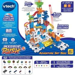 Circuit a billes VTECH Marble Rush - Adventure Set S100 - 61 pieces