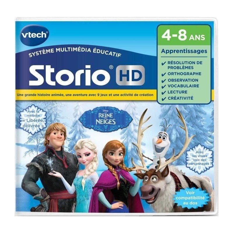 VTECH - Jeu Éducatif Storio - La Reine Des Neiges