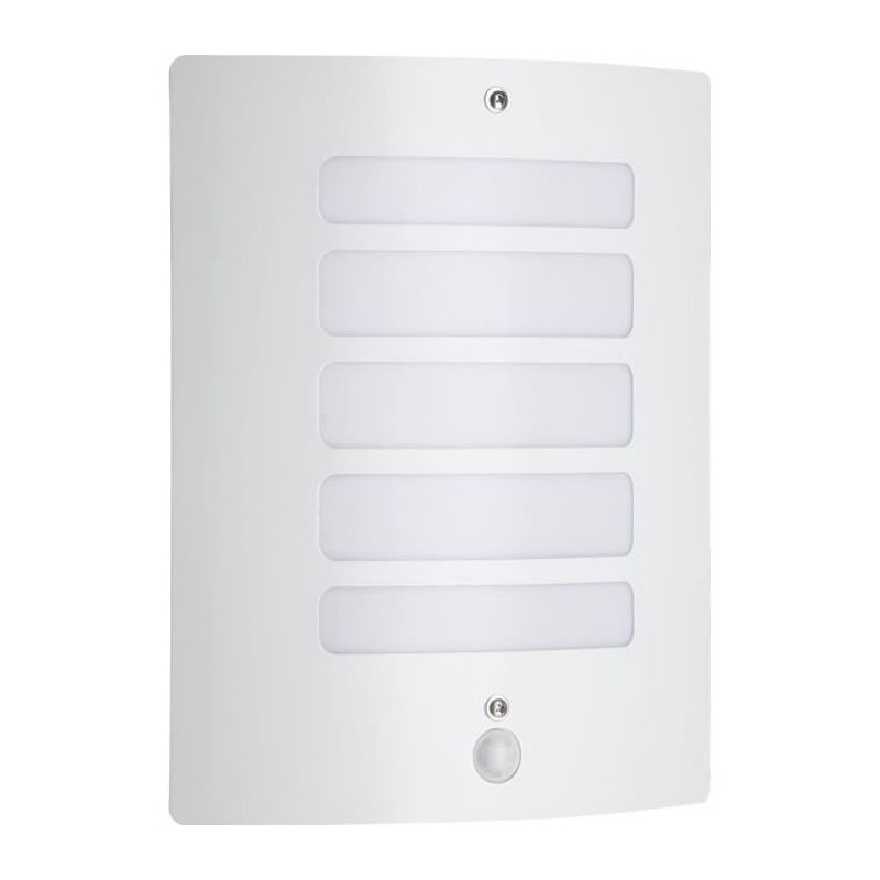 Applique extérieure avec détecteur TODD Blanc - Brilliant - Métal et plastiqu...