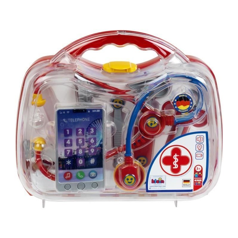 Mallette docteur avec smartphone et thermometre électroniques - KLEIN - 4368 ...
