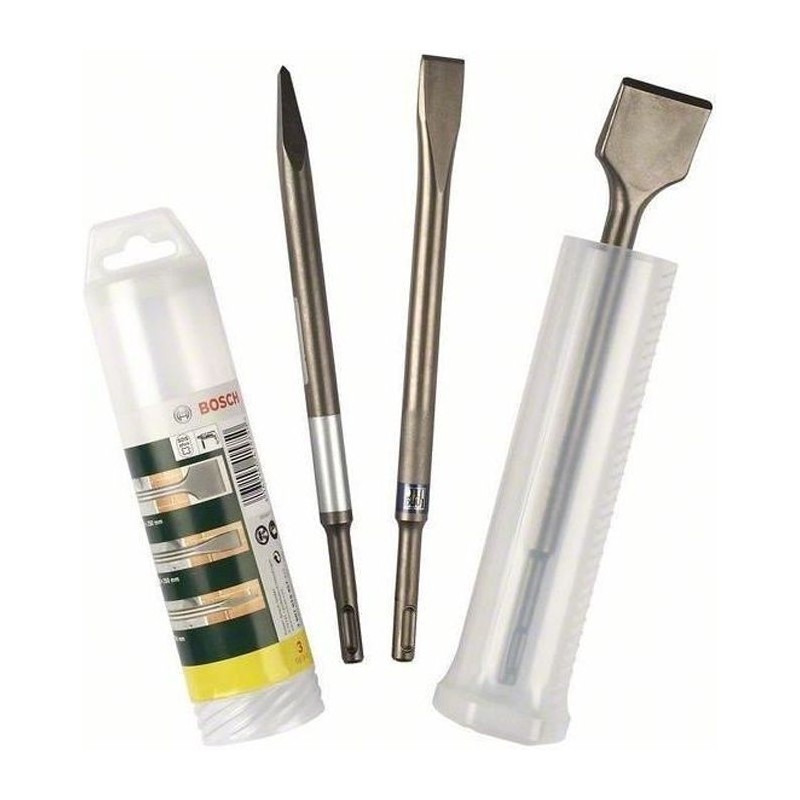 BOSCH Accessoires - Set 3 burins SDS-plus
