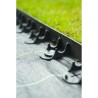 NATURE Bordure a gazon en polypropylene et polyéthylene - 16 ancres - H 4,5 x...