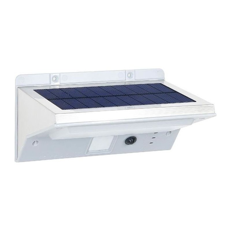Spot solaire mural extérieur étanche avec détecteur - LUMI JARDIN - 21 LEDs -...