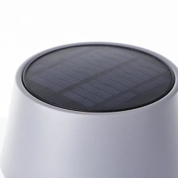 Lampe de table d'extérieur - BRILLIANT - PICCO - LED et solaire - Métal et pl...