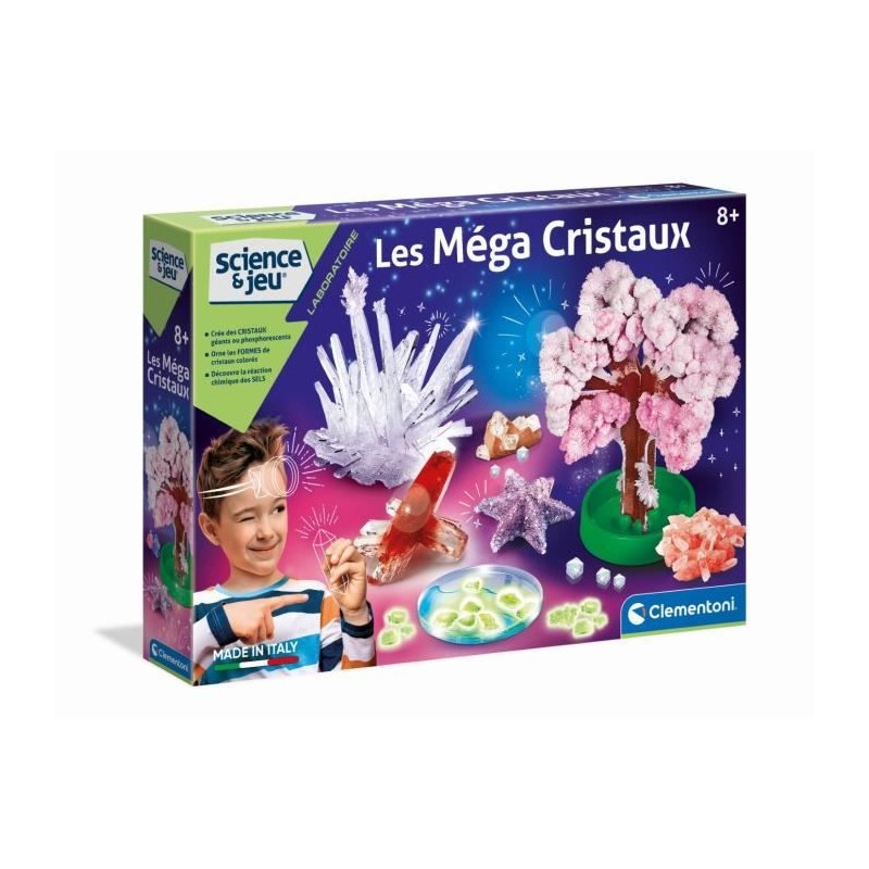 Clementoni - Science & Jeu - Les méga cristaux - Création de cristaux