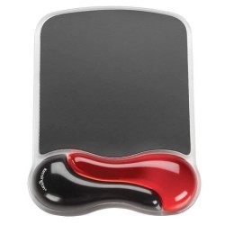 Kensington, Tapis de souris avec repose-poignet, Duo gel, Noir et