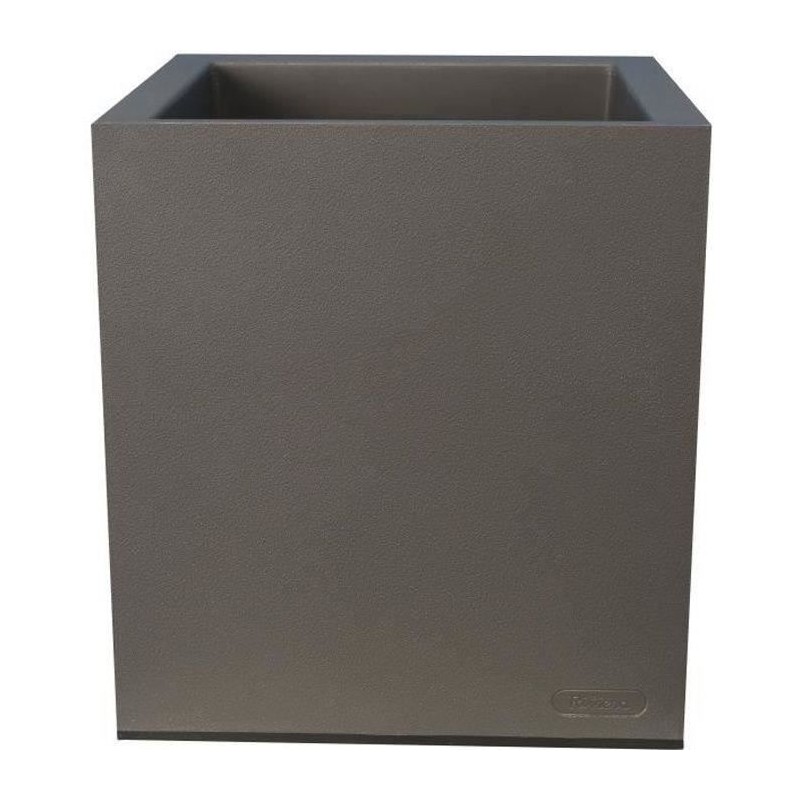 Bac a fleurs - RIVIERA - Granit - 29,5x29,5x33,5 cm - Gris