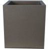 Bac a fleurs - RIVIERA - Granit - 29,5x29,5x33,5 cm - Gris