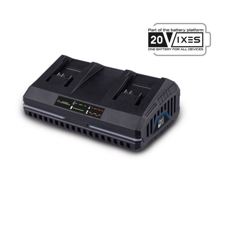 chargeur double 2.4A 20V - batterie universelle pour la gamme SCHEPPACH 20V IXES