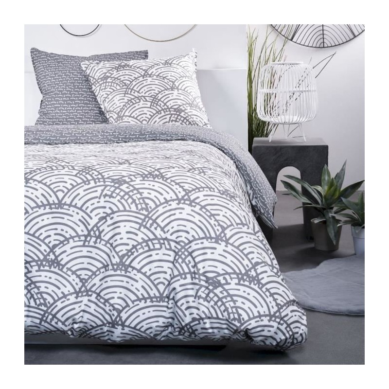 Parure de lit - TODAY - Sunshine - 116549 - 2 personnes - 240x260cm - Coton -...