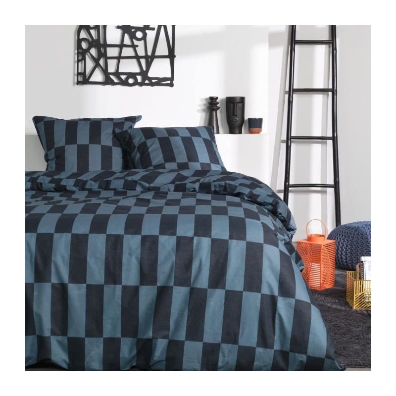 PARURE DE LIT TODAY - HOUSSE DE COUETTE 240X260 + 2 TAIES D OREILLER 63X63 - ...