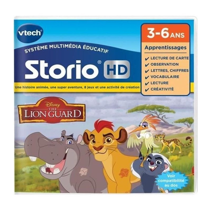 VTECH - Jeu Éducatif Storio - La Garde Du Roi Lion