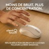 Souris - Sans fil - Logitech - M240 Silent - Blanc