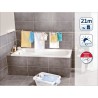 Séchoir mural Leifheit Rollfix 210 Longline 83040, étendoir mural dépliable a...