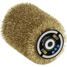 Brosse fil laitonné 0,3mm Ø80mm - FARTOOLS - pour décaper/dégriser le bois, l...