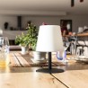 Lampe de table sans fil - LUMISKY - STANDY MINI Dark - H25 cm - Pied en acier...