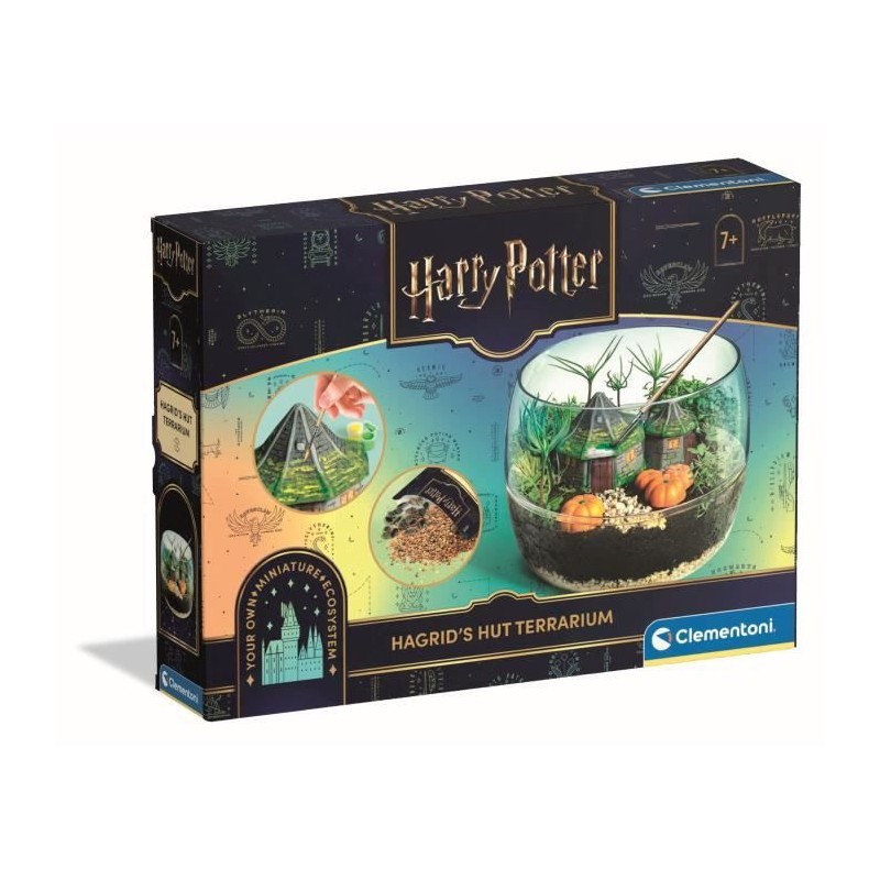 Terrarium Harry Potter - CLEMENTONI - Cabane de Hagrid a reproduire