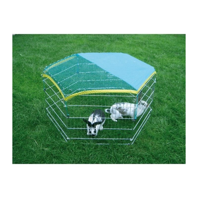 KERBL - Enclos extérieur zingué avec portillon pour rongeurs