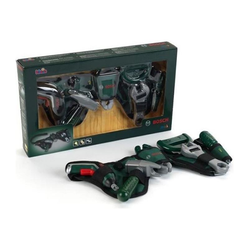 KLEIN - Jouet - Ceinture a outils Bosch avec visseuse électronique Ixolino II